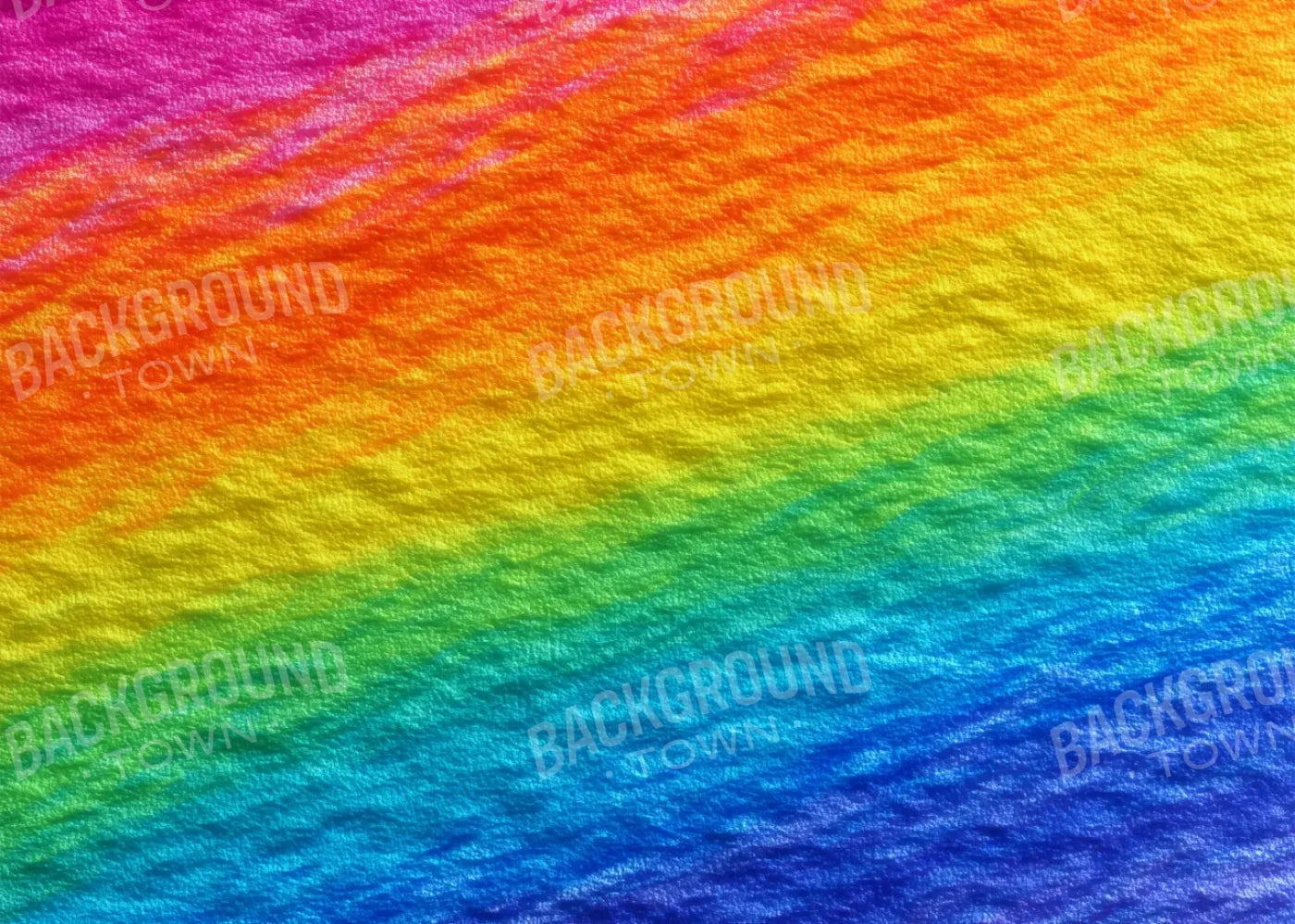 Crayon Rainbow 7’x5’ UltraCloth (84 x 60 inch) Backdrop