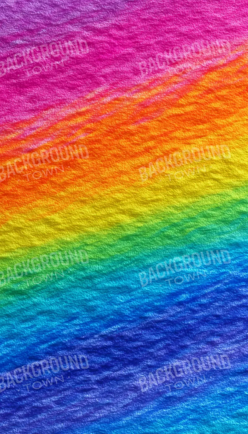 Crayon Rainbow 8’x14’ UltraCloth (96 x 168 inch) Backdrop
