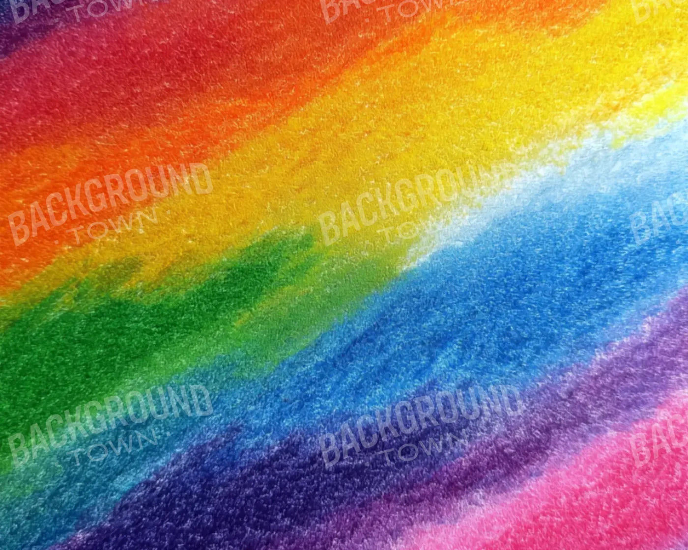 Crayon Waves 10’x8’ Fleece (120 x 96 inch) Backdrop