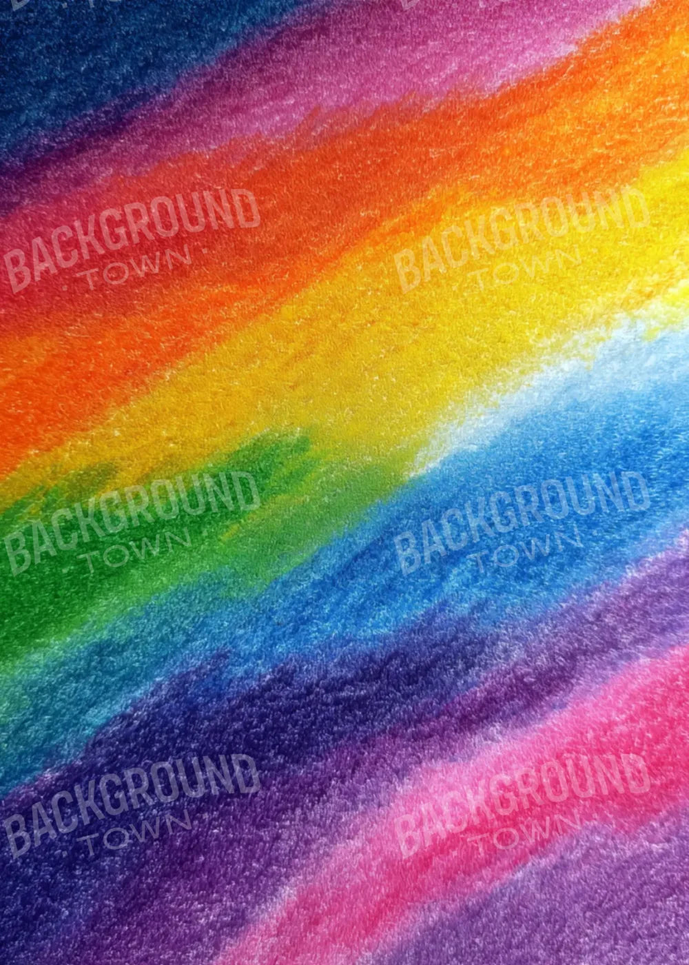 Crayon Waves 5’x7’ UltraCloth (60 x 84 inch) Backdrop