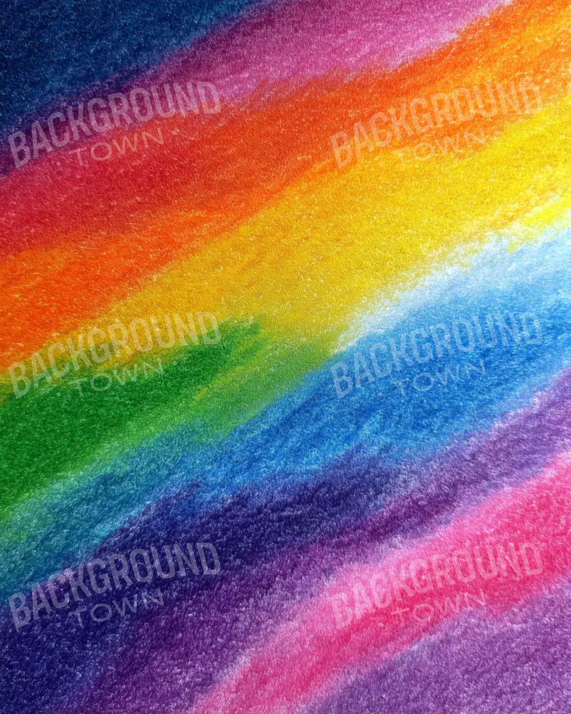 Crayon Waves 8’x10’ Fleece (96 x 120 inch) Backdrop