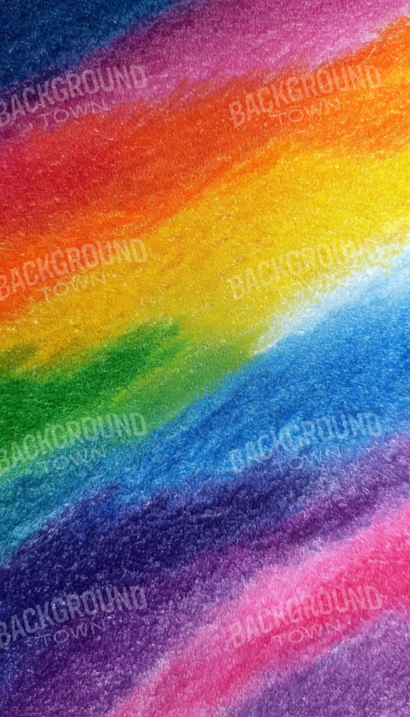 Crayon Waves 8’x14’ UltraCloth (96 x 168 inch) Backdrop