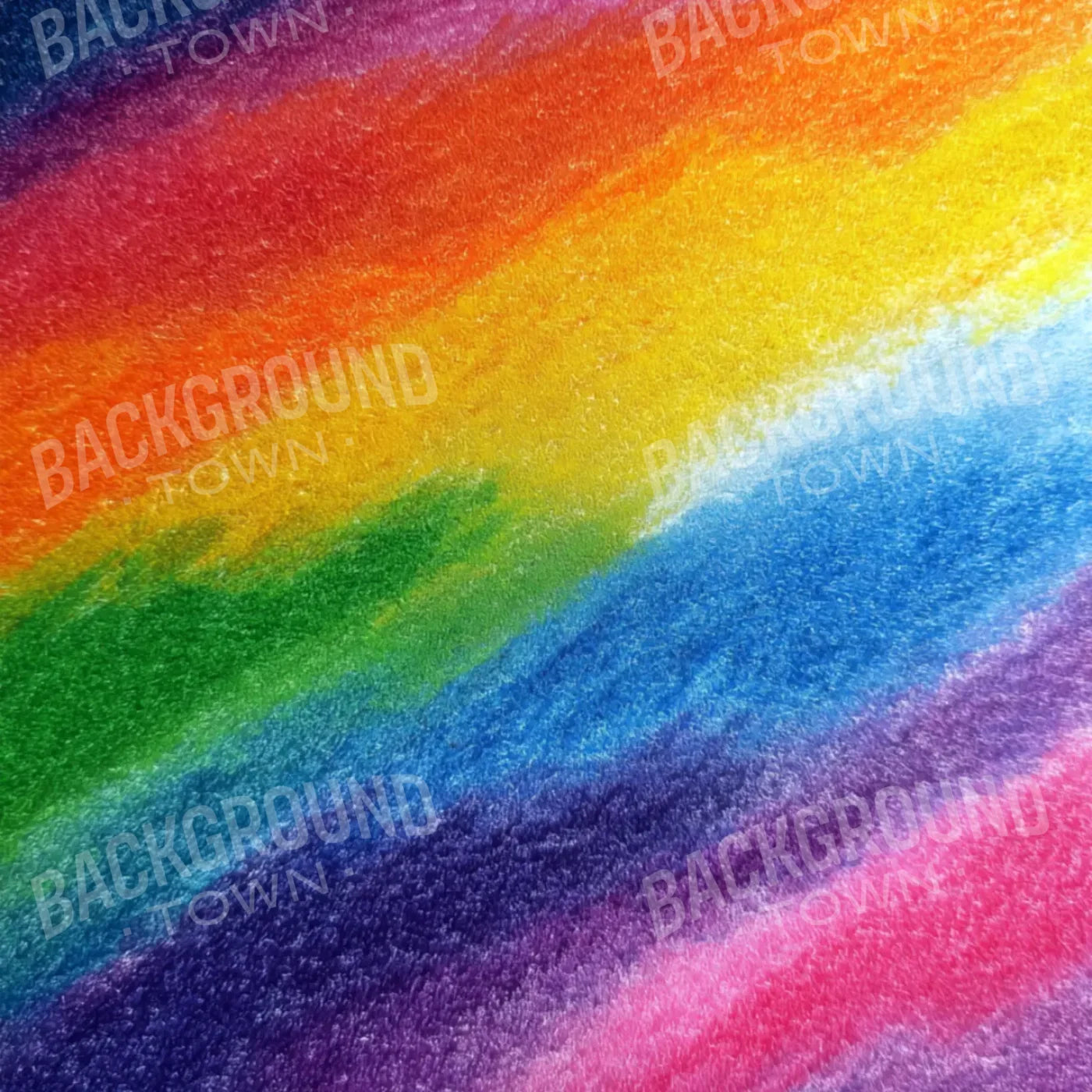 Crayon Waves 8’x8’ Fleece (96 x 96 inch) Backdrop