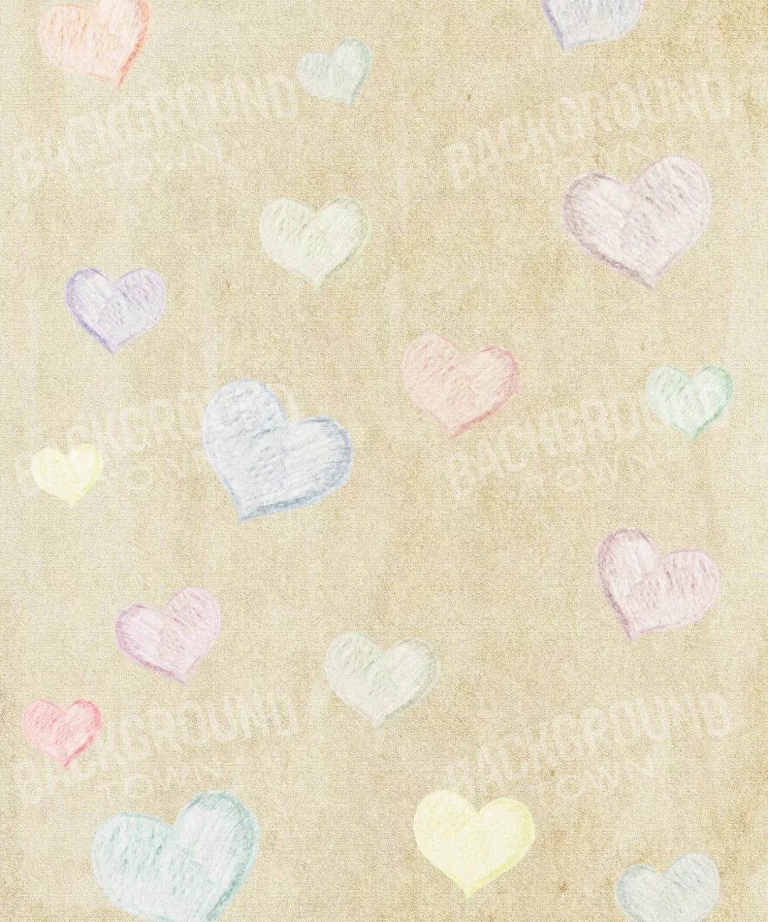 Yellow Valentines Day Backdrop for Photography