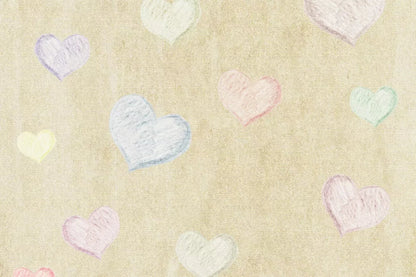 Cream Of Hearts Backdrop