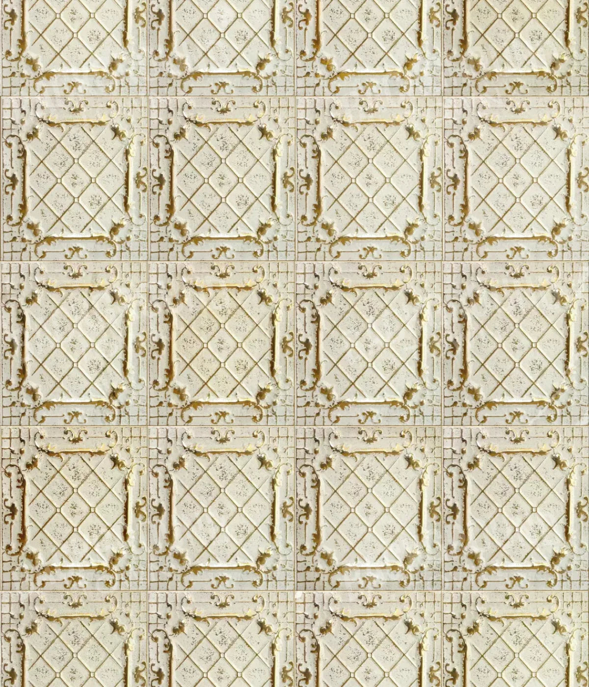 Cream Tiles 10X12 Ultracloth ( 120 X 144 Inch ) Backdrop