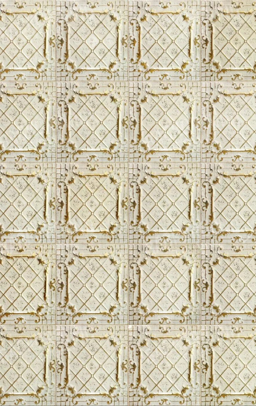 Cream Tiles 10X16 Ultracloth ( 120 X 192 Inch ) Backdrop