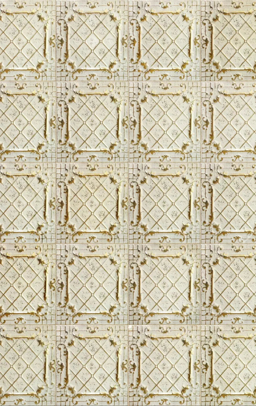 Cream Tiles 10X16 Ultracloth ( 120 X 192 Inch ) Backdrop
