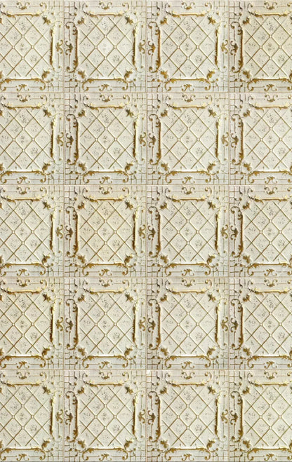 Cream Tiles 10X16 Ultracloth ( 120 X 192 Inch ) Backdrop