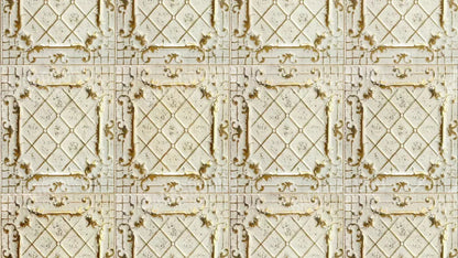 Cream Tiles 14X8 Ultracloth ( 168 X 96 Inch ) Backdrop