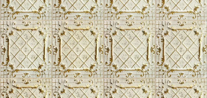 Cream Tiles 16X8 Ultracloth ( 192 X 96 Inch ) Backdrop