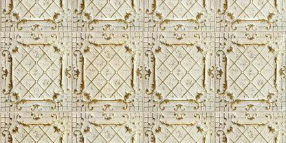 Cream Tiles 20X10 Ultracloth ( 240 X 120 Inch ) Backdrop
