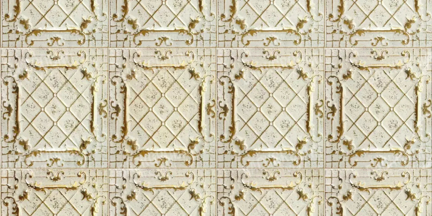 Cream Tiles 20X10 Ultracloth ( 240 X 120 Inch ) Backdrop