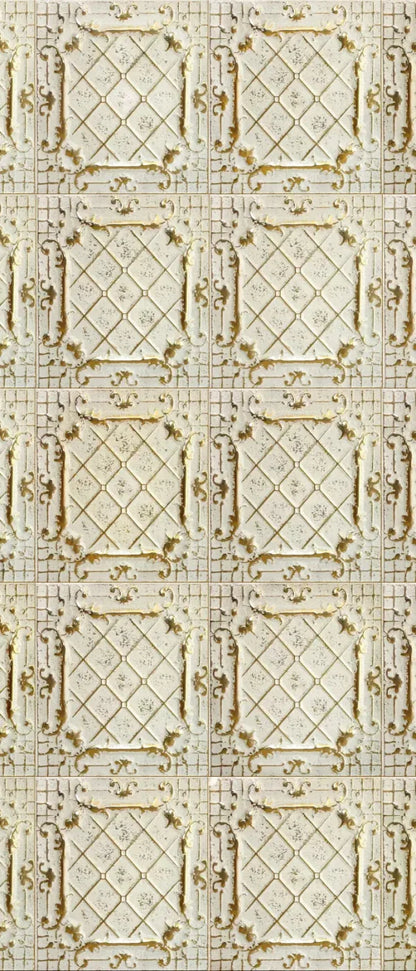 Cream Tiles 5X12 Ultracloth For Westcott X-Drop ( 60 X 144 Inch ) Backdrop