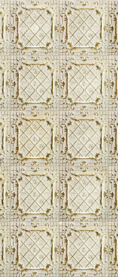 Cream Tiles 5X12 Ultracloth For Westcott X-Drop ( 60 X 144 Inch ) Backdrop