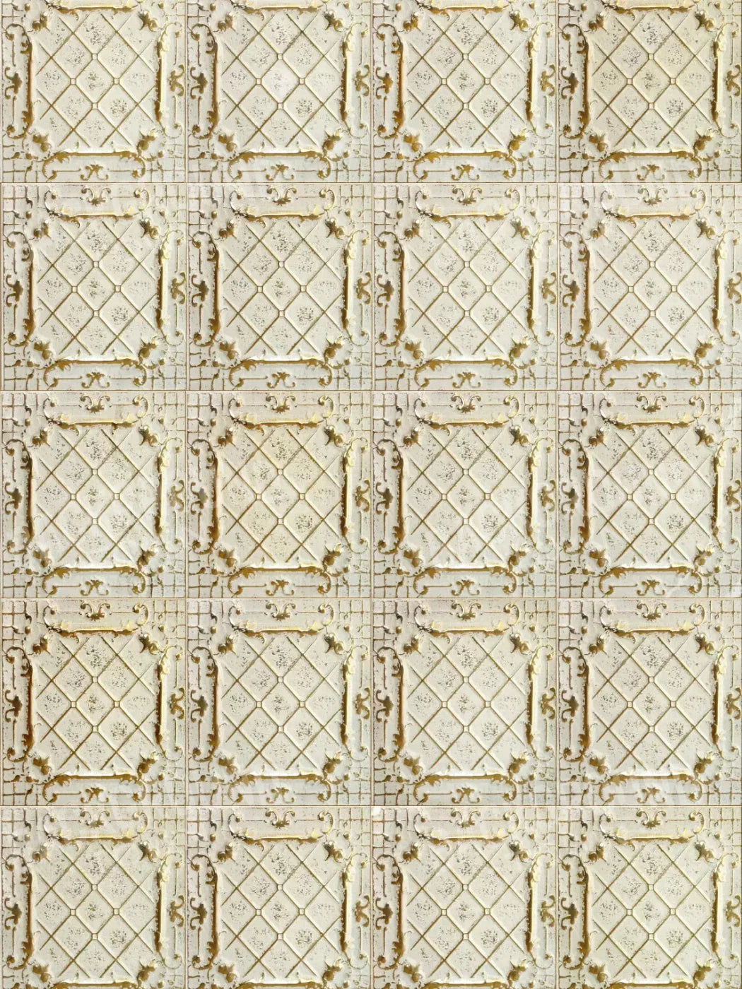 Cream Tiles 5X68 Fleece ( 60 X 80 Inch ) Backdrop