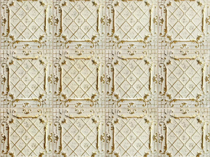 Cream Tiles 68X5 Fleece ( 80 X 60 Inch ) Backdrop
