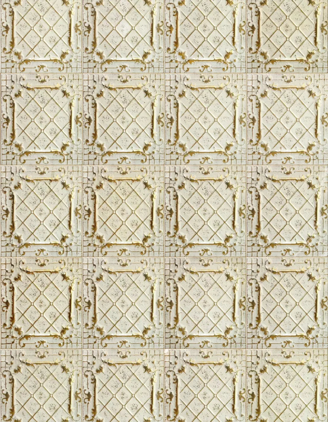 Cream Tiles 6X8 Fleece ( 72 X 96 Inch ) Backdrop