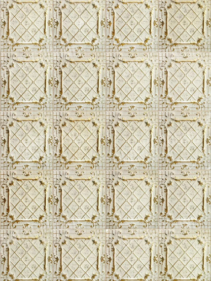 Cream Tiles 8X10 Fleece ( 96 X 120 Inch ) Backdrop