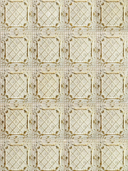 Cream Tiles 8X10 Fleece ( 96 X 120 Inch ) Backdrop