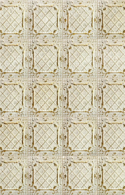 Cream Tiles 8X12 Ultracloth ( 96 X 144 Inch ) Backdrop