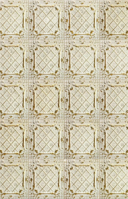 Cream Tiles 8X12 Ultracloth ( 96 X 144 Inch ) Backdrop