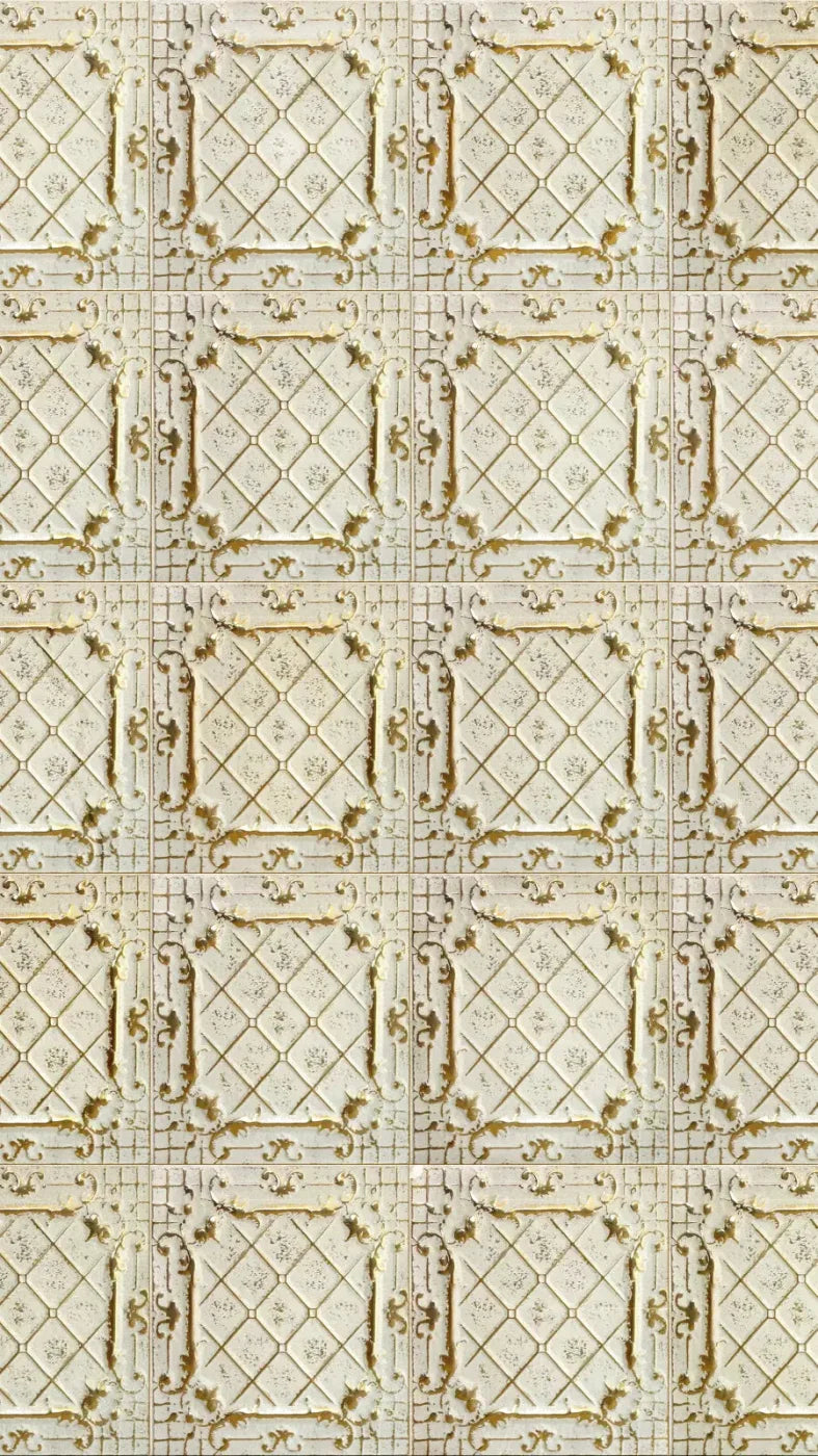 Cream Tiles 8X14 Ultracloth ( 96 X 168 Inch ) Backdrop
