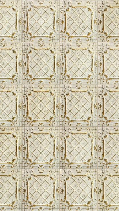 Cream Tiles 8X14 Ultracloth ( 96 X 168 Inch ) Backdrop