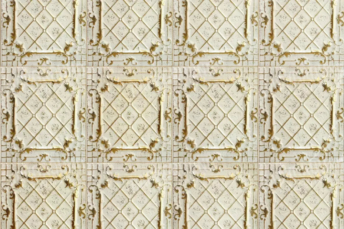 Cream Tiles 8X5 Ultracloth ( 96 X 60 Inch ) Backdrop