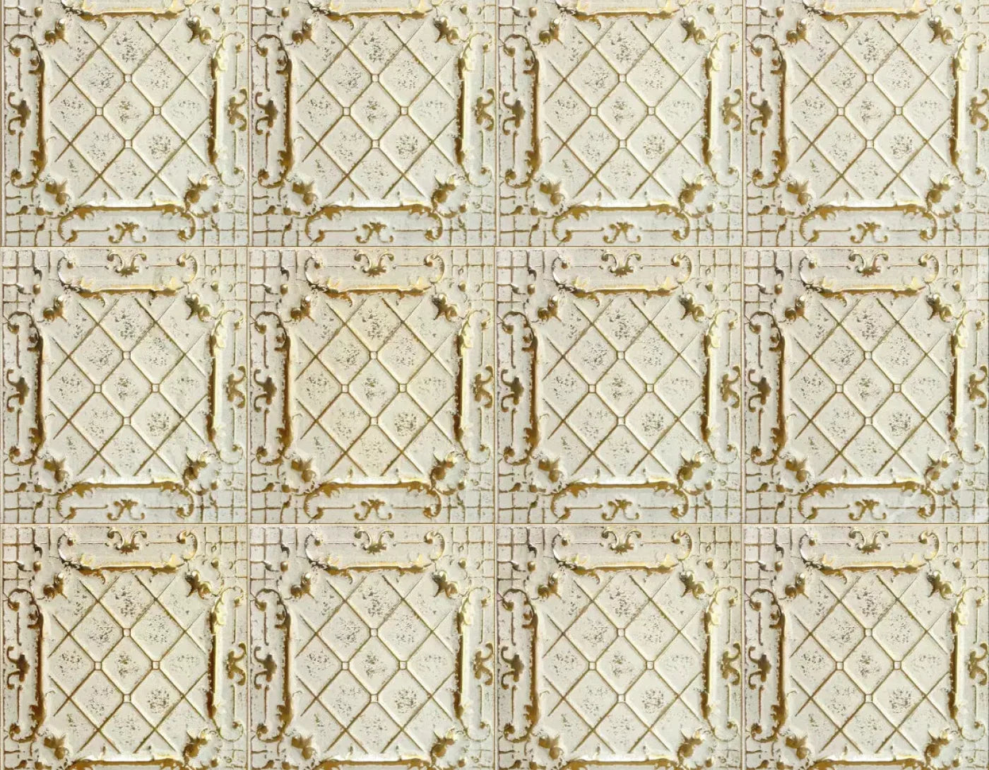 Cream Tiles 8X6 Fleece ( 96 X 72 Inch ) Backdrop