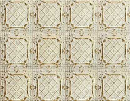 Cream Tiles 8X6 Fleece ( 96 X 72 Inch ) Backdrop