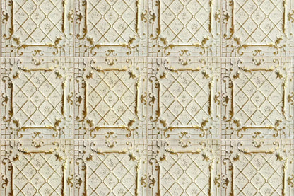 Cream Tiles 5X4 Rubbermat Floor ( 60 X 48 Inch ) Backdrop