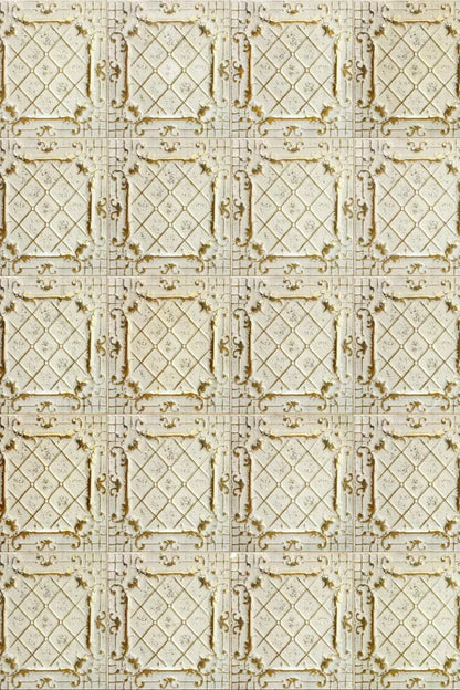Cream Tiles 4X5 Rubbermat Floor ( 48 X 60 Inch ) Backdrop