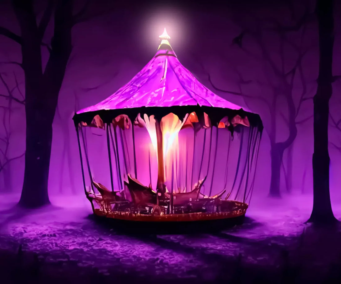 Pink Halloween Backdrop for Photography