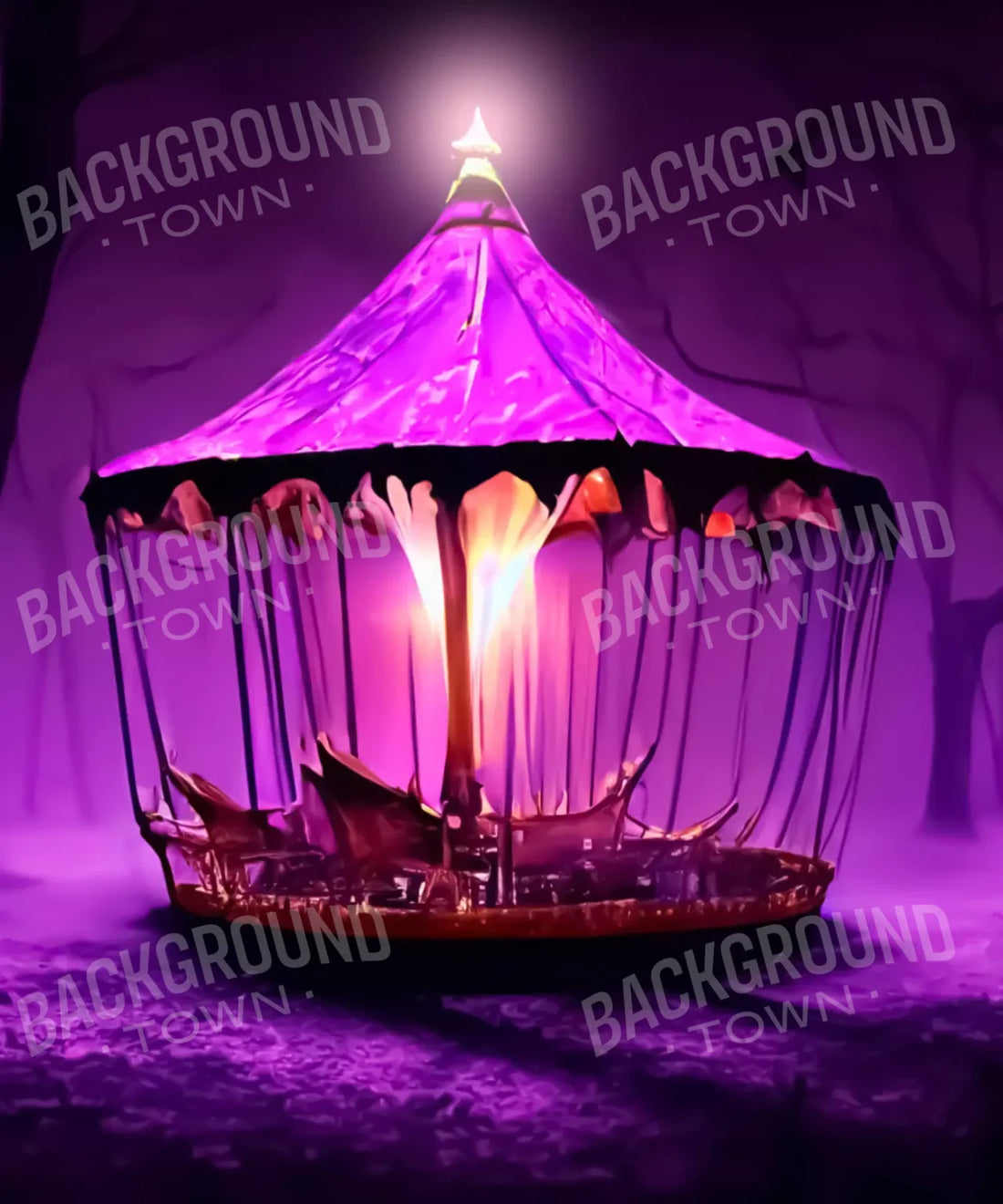 Pink Halloween Backdrop for Photography