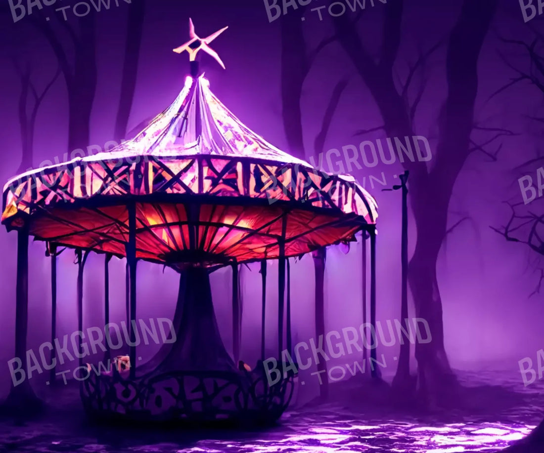 Purple Halloween Backdrop for Photography