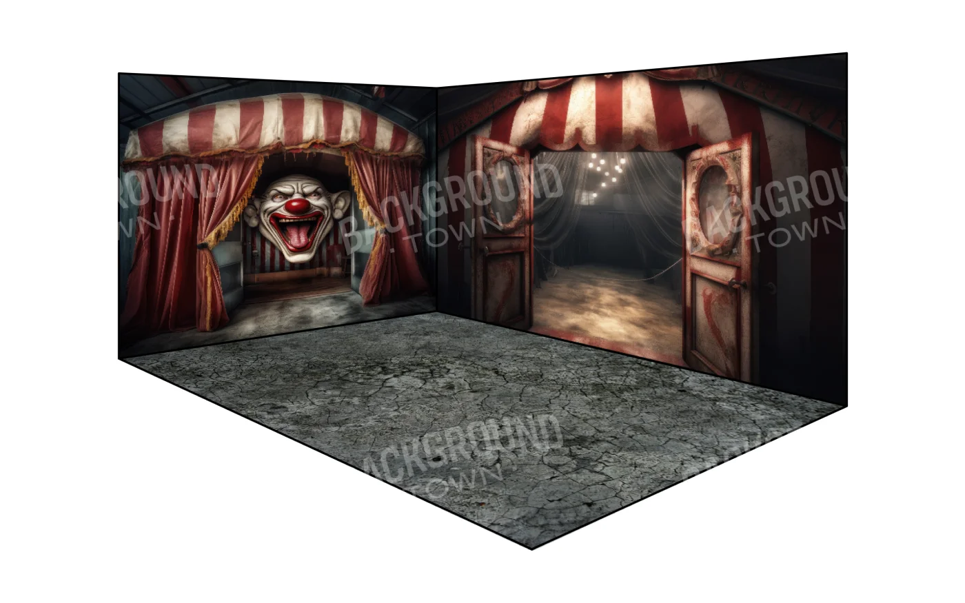 Creepy Circus Backdrop