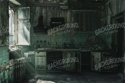Creepy Decaying House 12’x8’ UltraCloth (144 x 96 inch) Backdrop