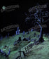 Creepy Tree In Graveyard 10’X12’ Ultracloth (120 X 144 Inch) Backdrop