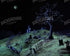 Creepy Tree In Graveyard 10’X8’ Fleece (120 X 96 Inch) Backdrop