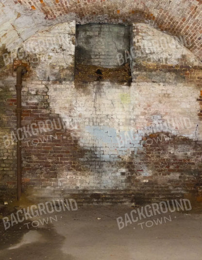 Creepy Tunnel 6X8 Fleece ( 72 X 96 Inch ) Backdrop