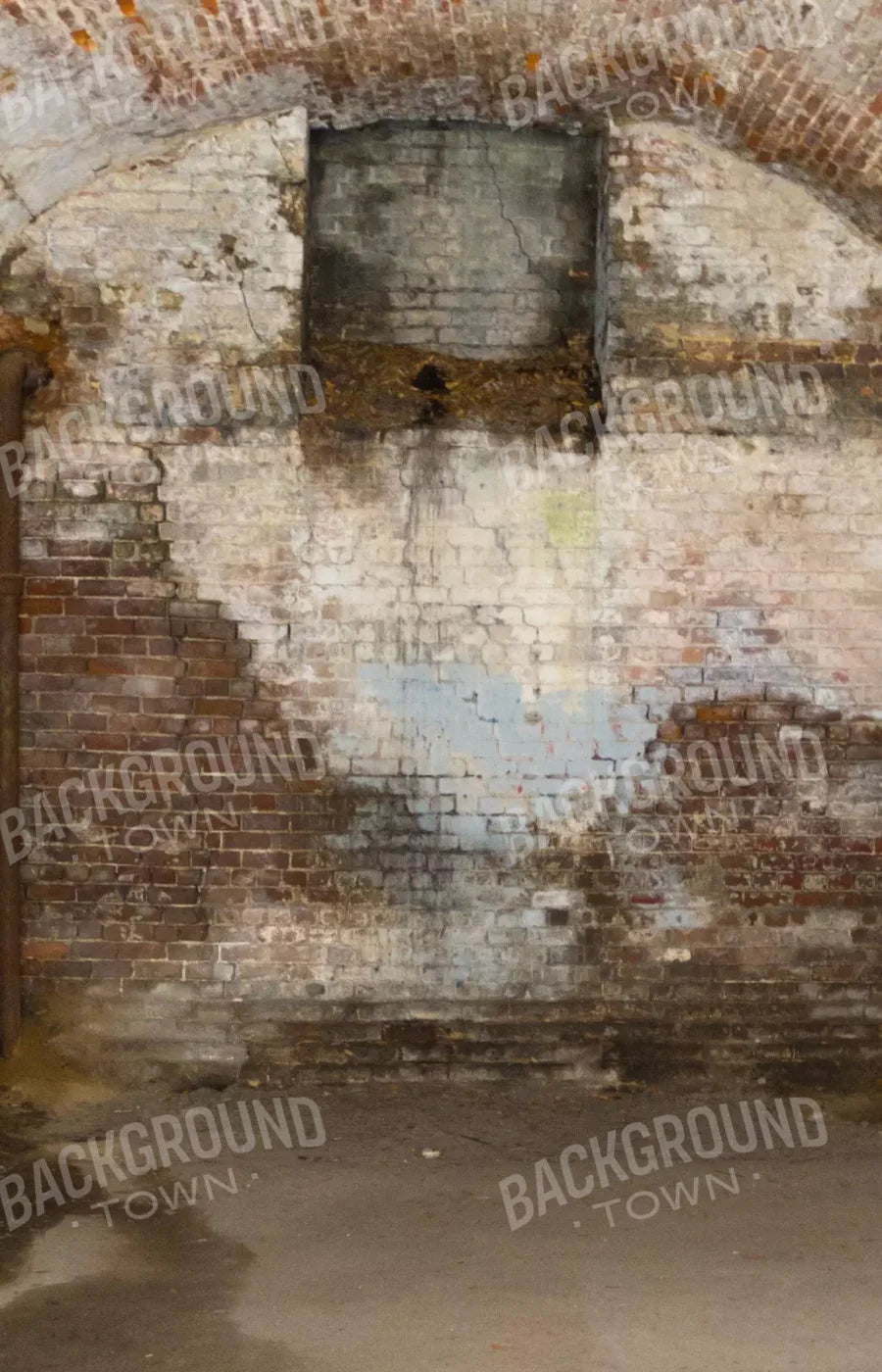 Creepy Tunnel 8X12 Ultracloth ( 96 X 144 Inch ) Backdrop