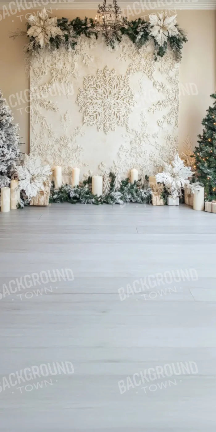 Crochet Christmas Tapestry Sweep 10’x20’ UltraCloth (120 x 240 inch) Backdrop