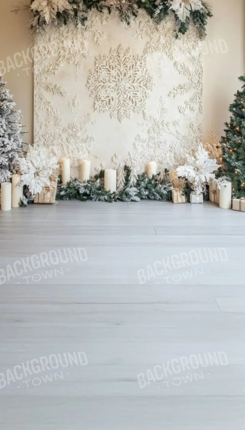Crochet Christmas Tapestry Sweep 8’x14’ UltraCloth for Westcott X-Drop Pro (96 x 168 inch) Backdrop