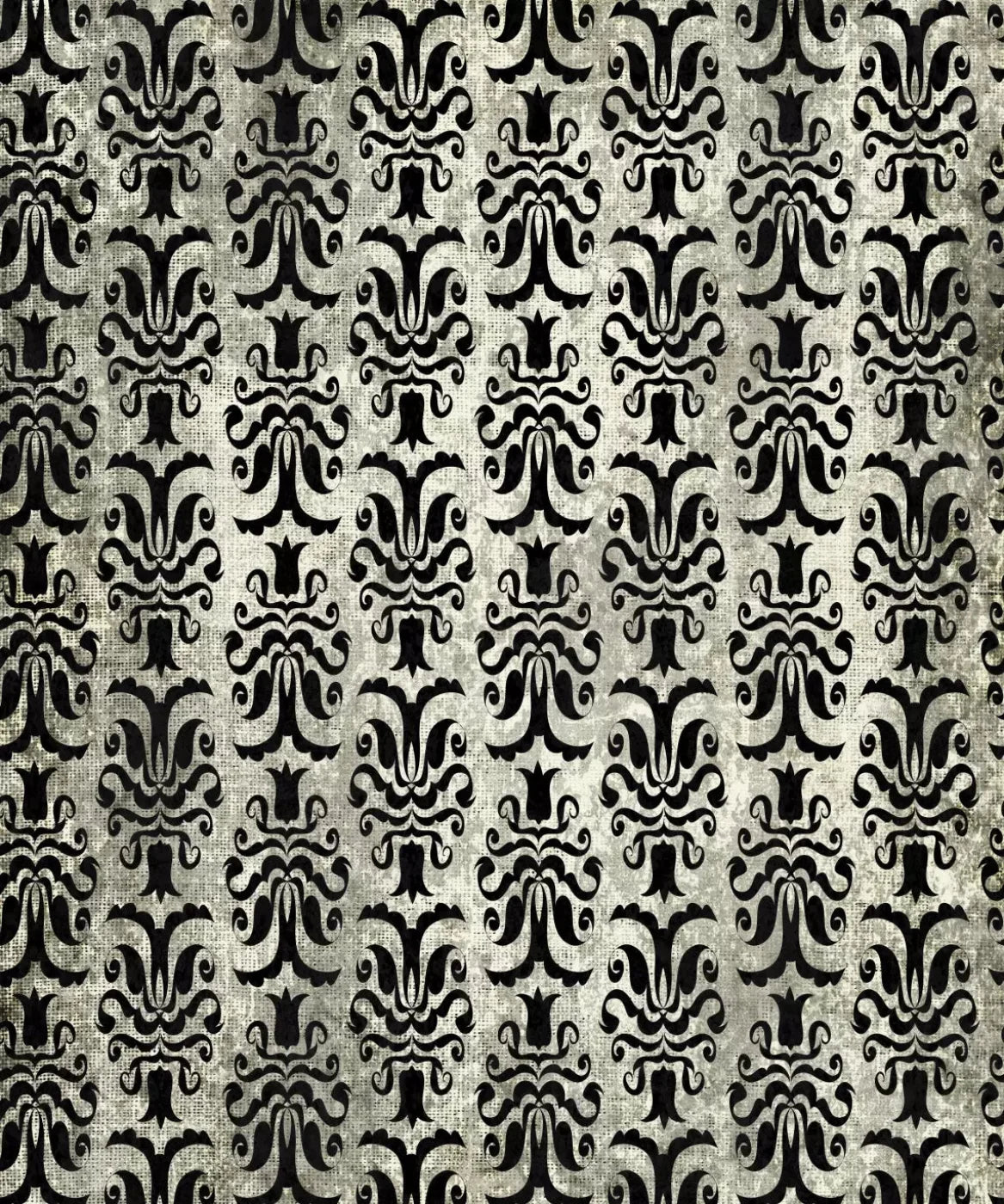 Black Damask Backdrop for Photography