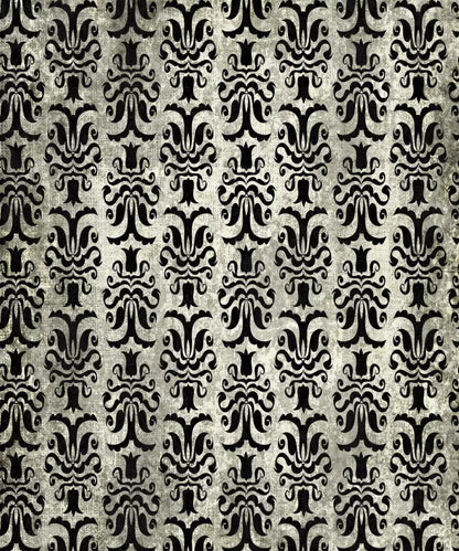 Black Damask Backdrop for Photography