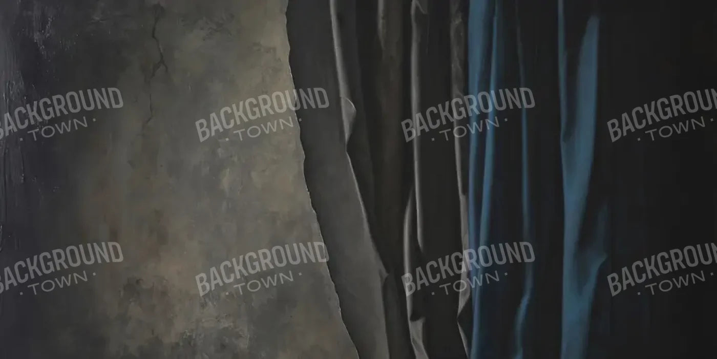 Curtained Wall Blue 20’x10’ UltraCloth (240 x 120 inch) Backdrop