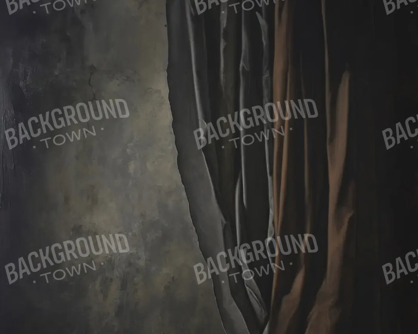 Curtained Wall Brown 10’x8’ Fleece (120 x 96 inch) Backdrop