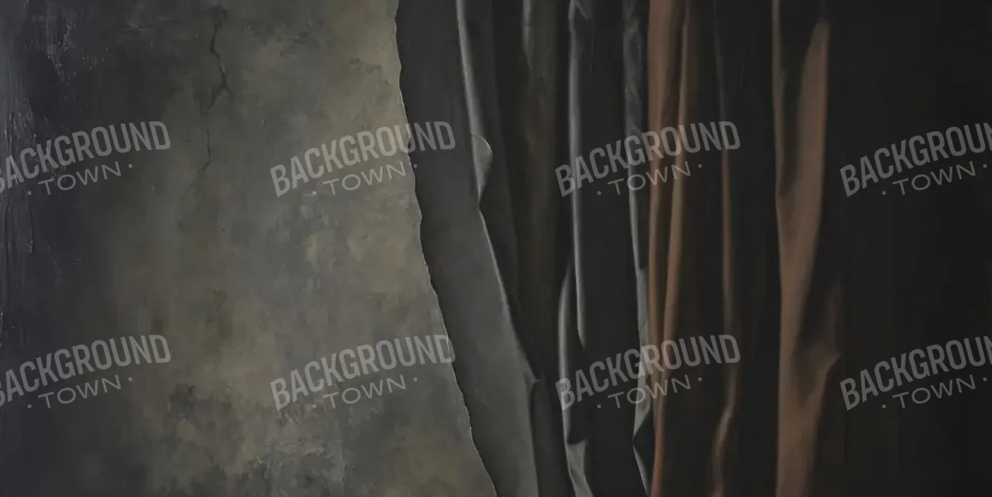 Curtained Wall Brown 16’x8’ UltraCloth (192 x 96 inch) Backdrop