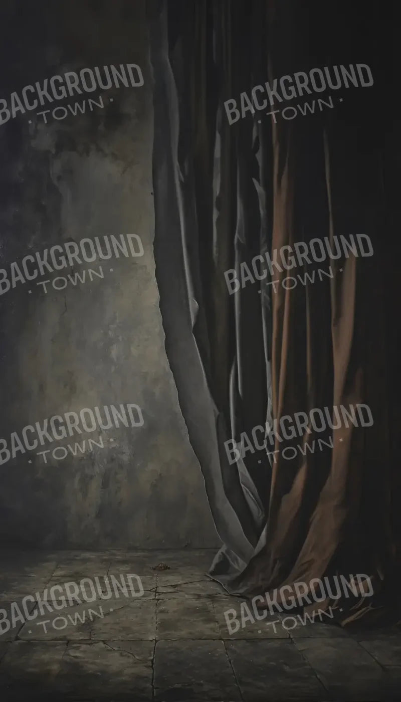 Curtained Wall Brown 8’x14’ UltraCloth (96 x 168 inch) Backdrop
